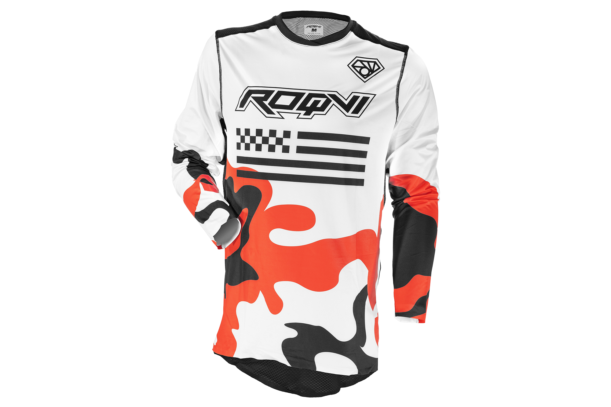 BSE Джерси CAMO ROQVI белый/черный/красный