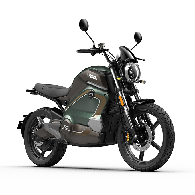 Электромотоцикл WHITE SIBERIA SUPER SOCO TC WANDERER — 3