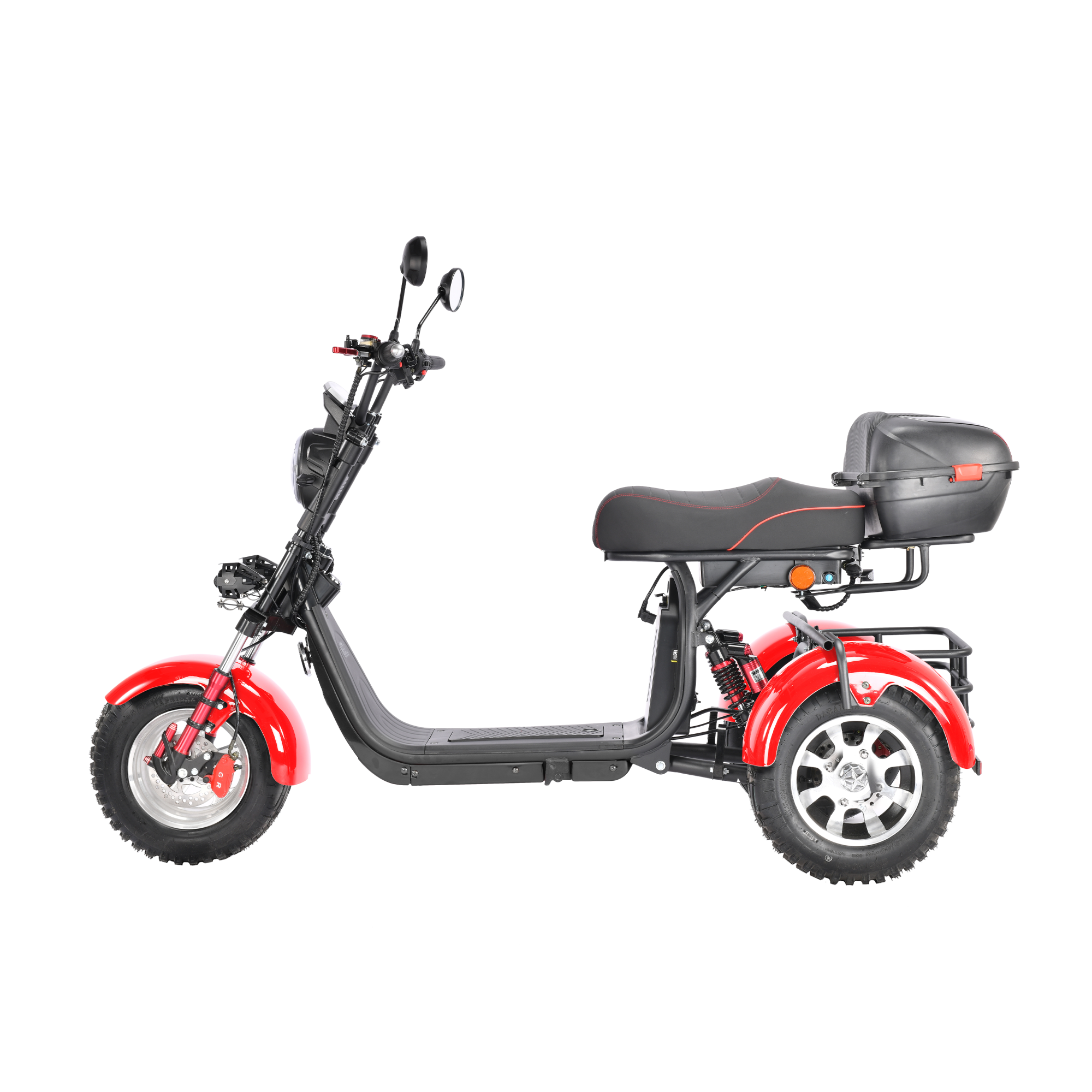 WHITE_SIBERIA PRO TRIKE 3000W RED (колёса allroad)