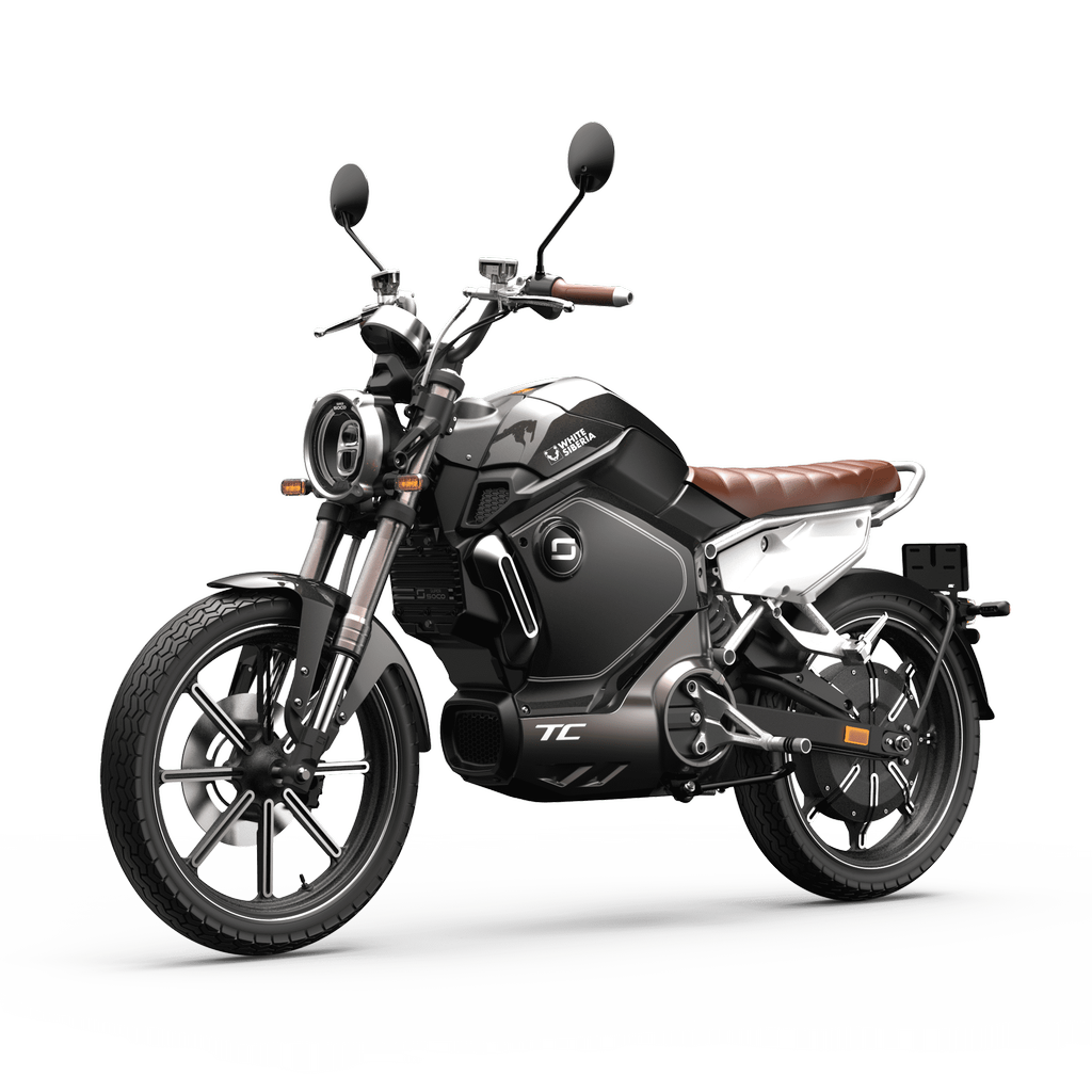 Электромотоцикл WHITE SIBERIA SUPER SOCO TC — 2