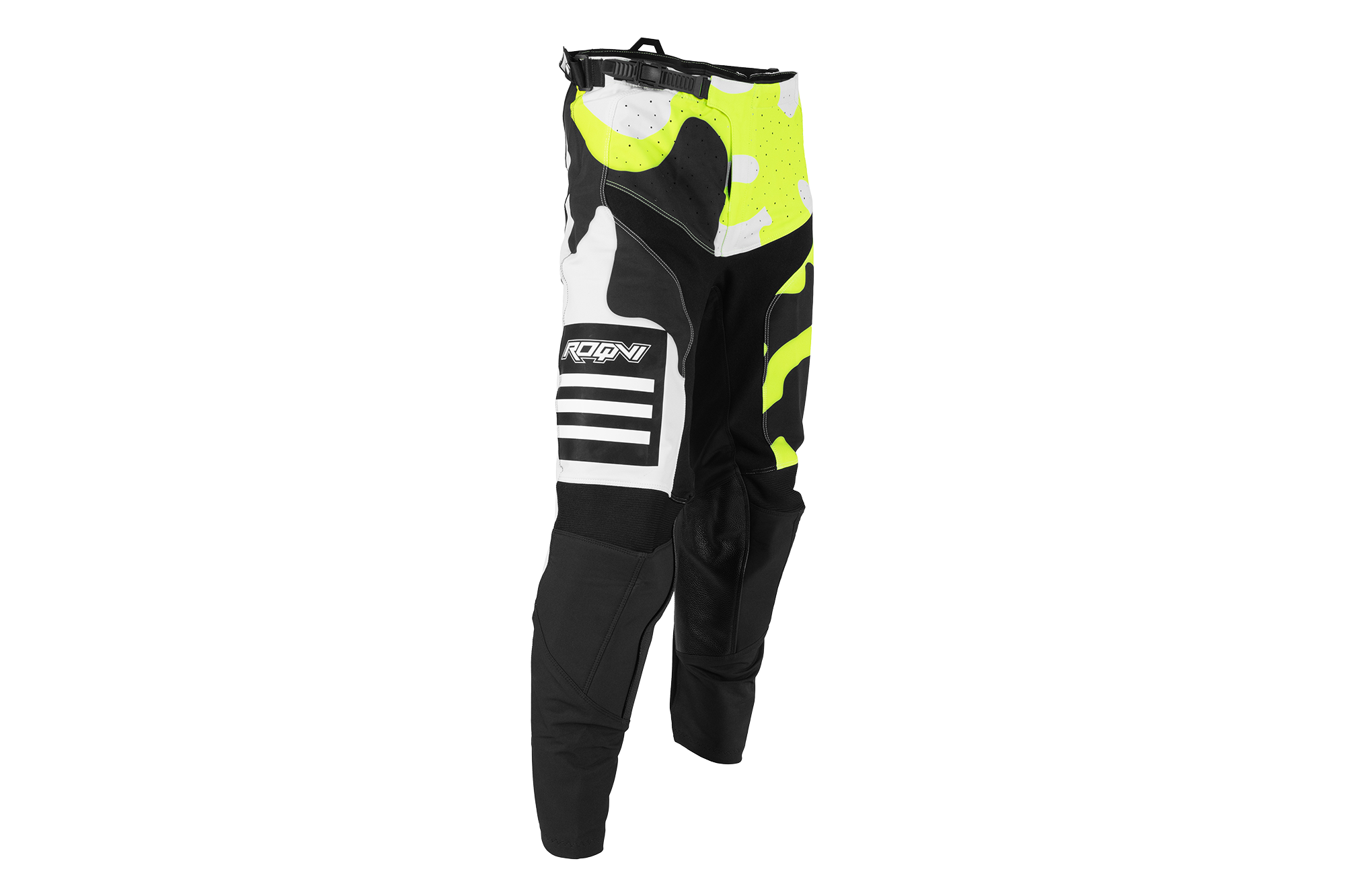 BSE Брюки CAMO ROQVI белый/черный/желтый — 5