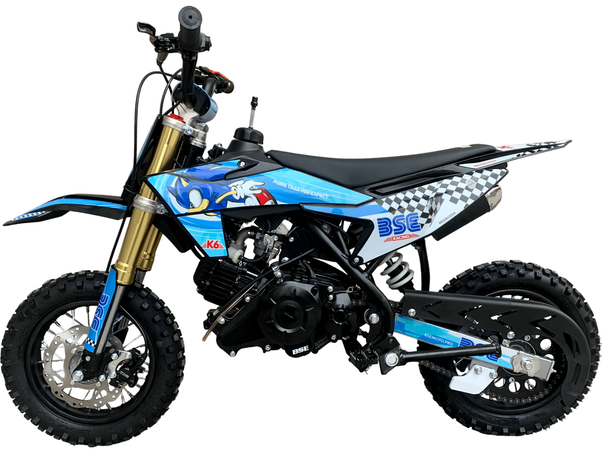 Детский мотоцикл питбайк BSE K6 Sonic — 4