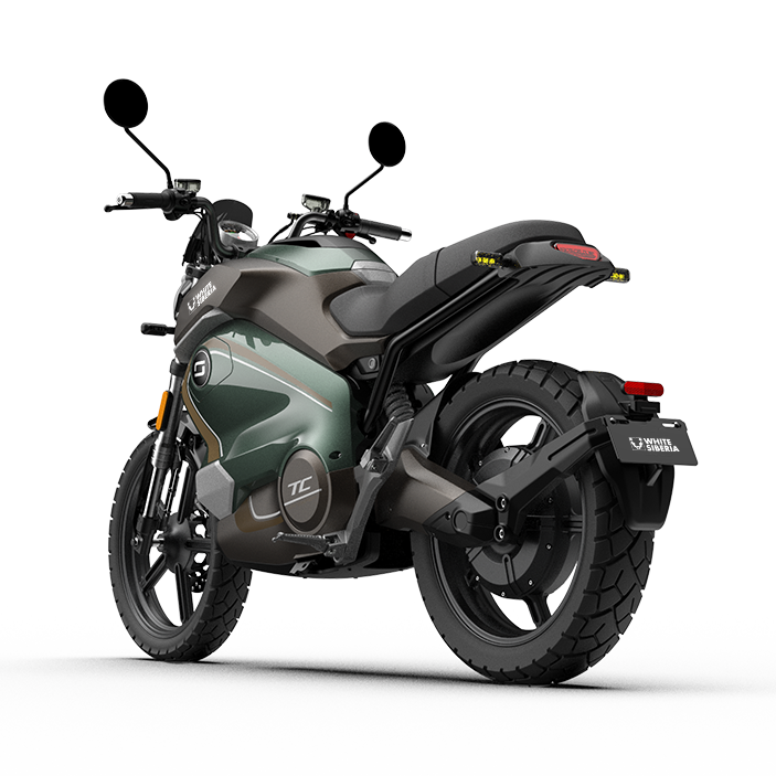 Электромотоцикл WHITE SIBERIA SUPER SOCO TC WANDERER — 5