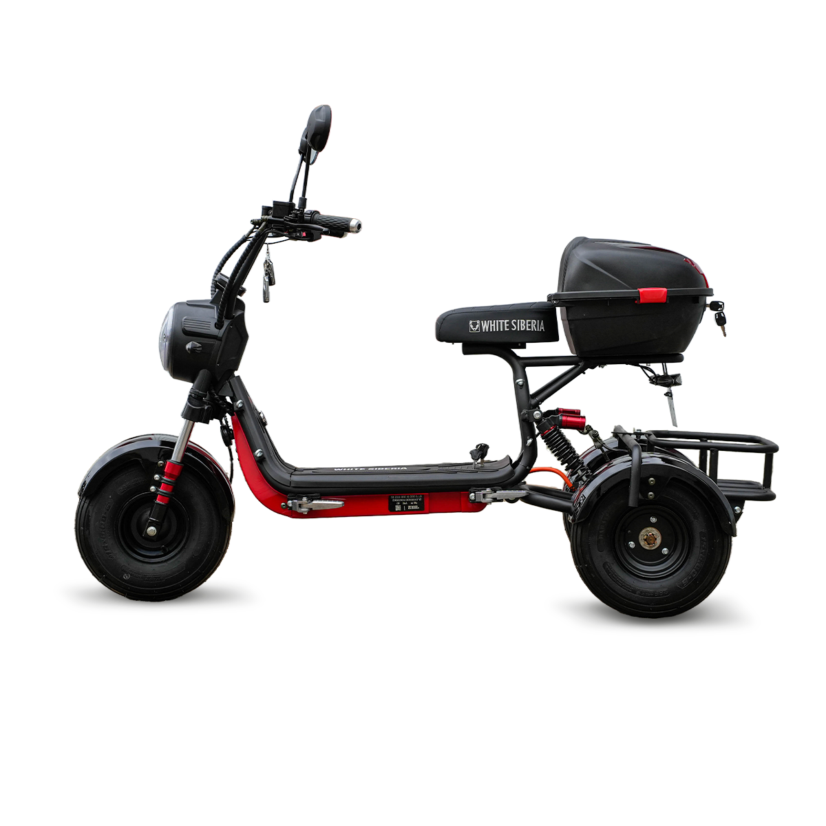 WHITE_SIBERIA TRIKE MINI BLACK 1500W Шоссейные колёса