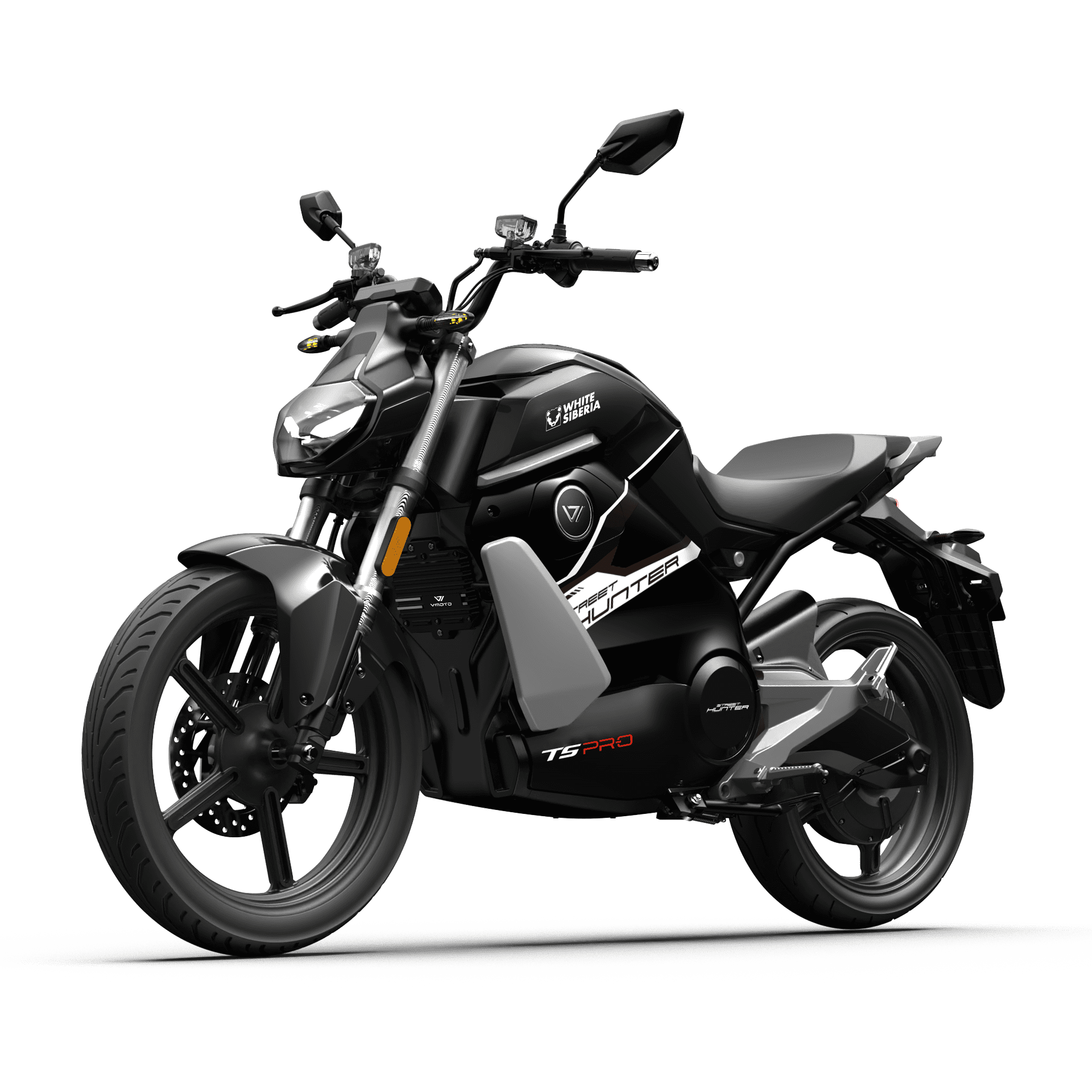 Электромотоцикл WHITE SIBERIA SUPER SOCO TS STREET HUNTER PRO — 3