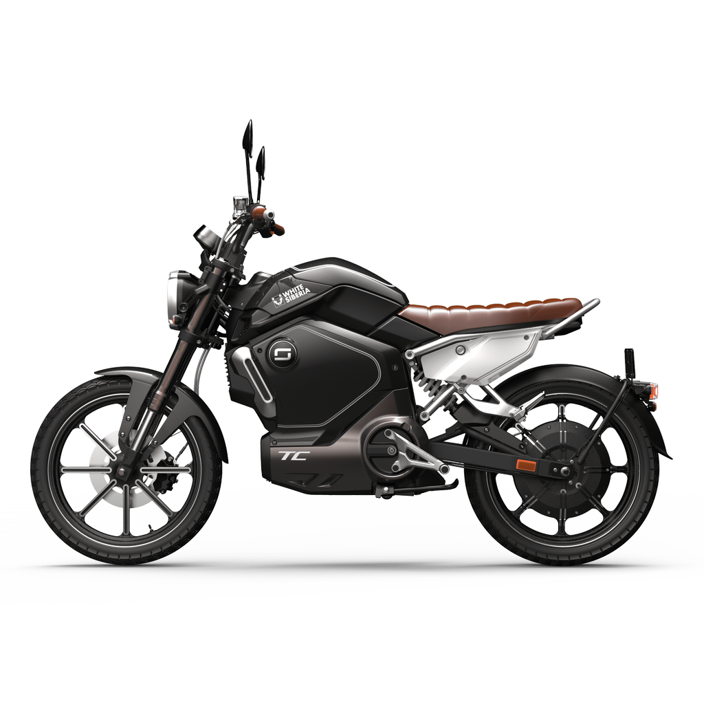 Электромотоцикл WHITE SIBERIA SUPER SOCO TC