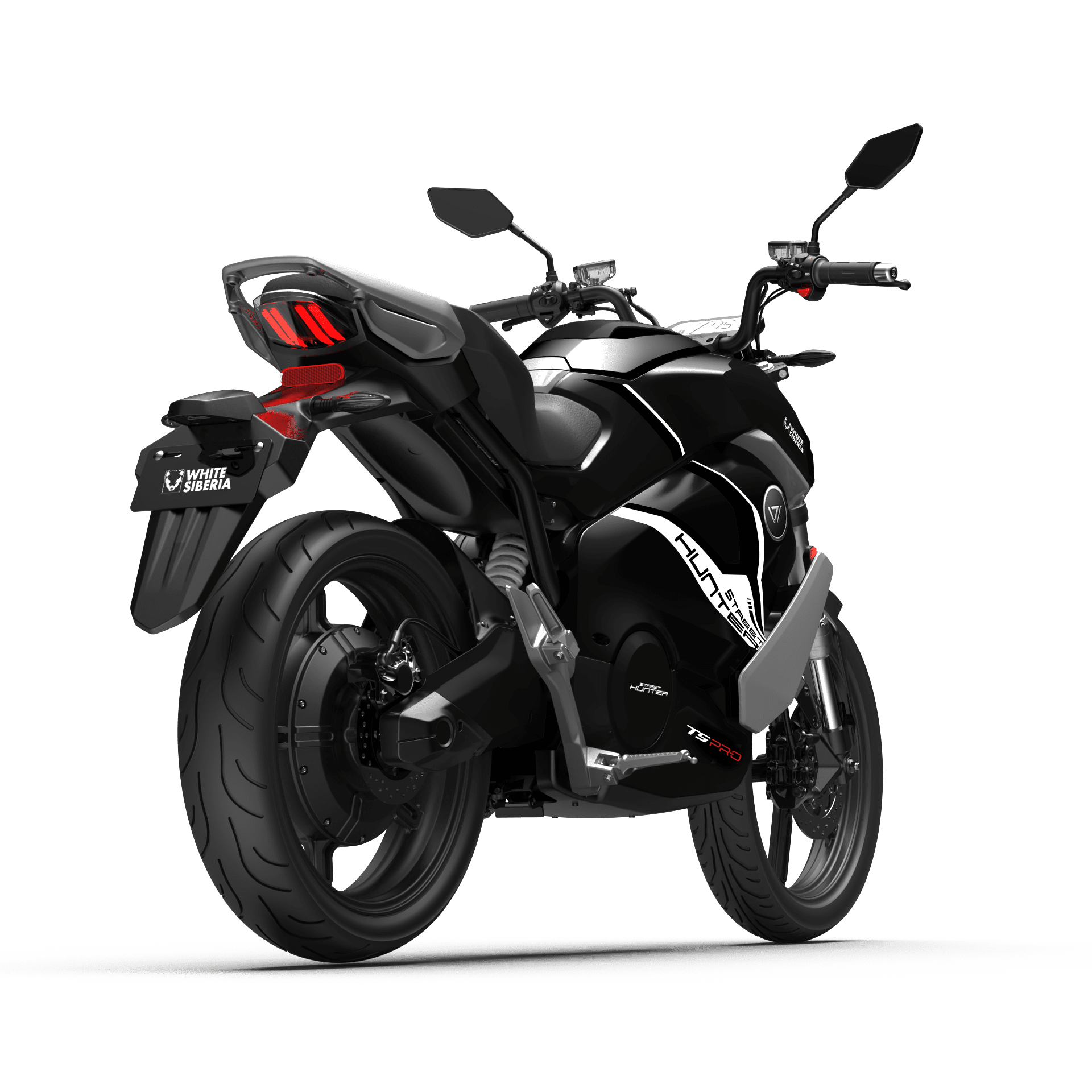 Электромотоцикл WHITE SIBERIA SUPER SOCO TS STREET HUNTER PRO — 4