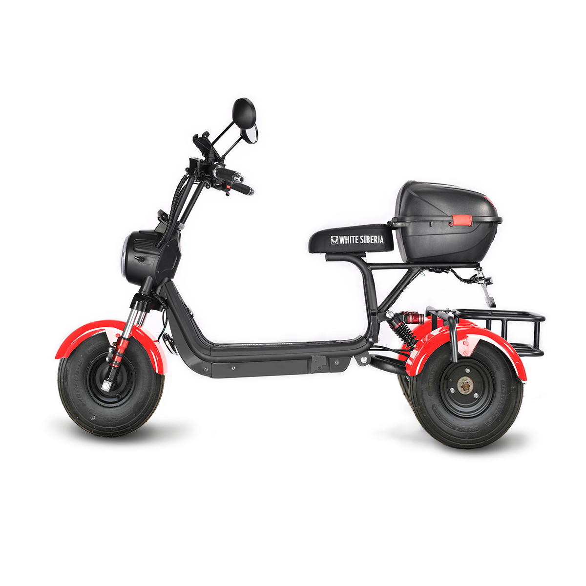 WHITE_SIBERIA TRIKE MINI RED 1500W Шоссейные колёса