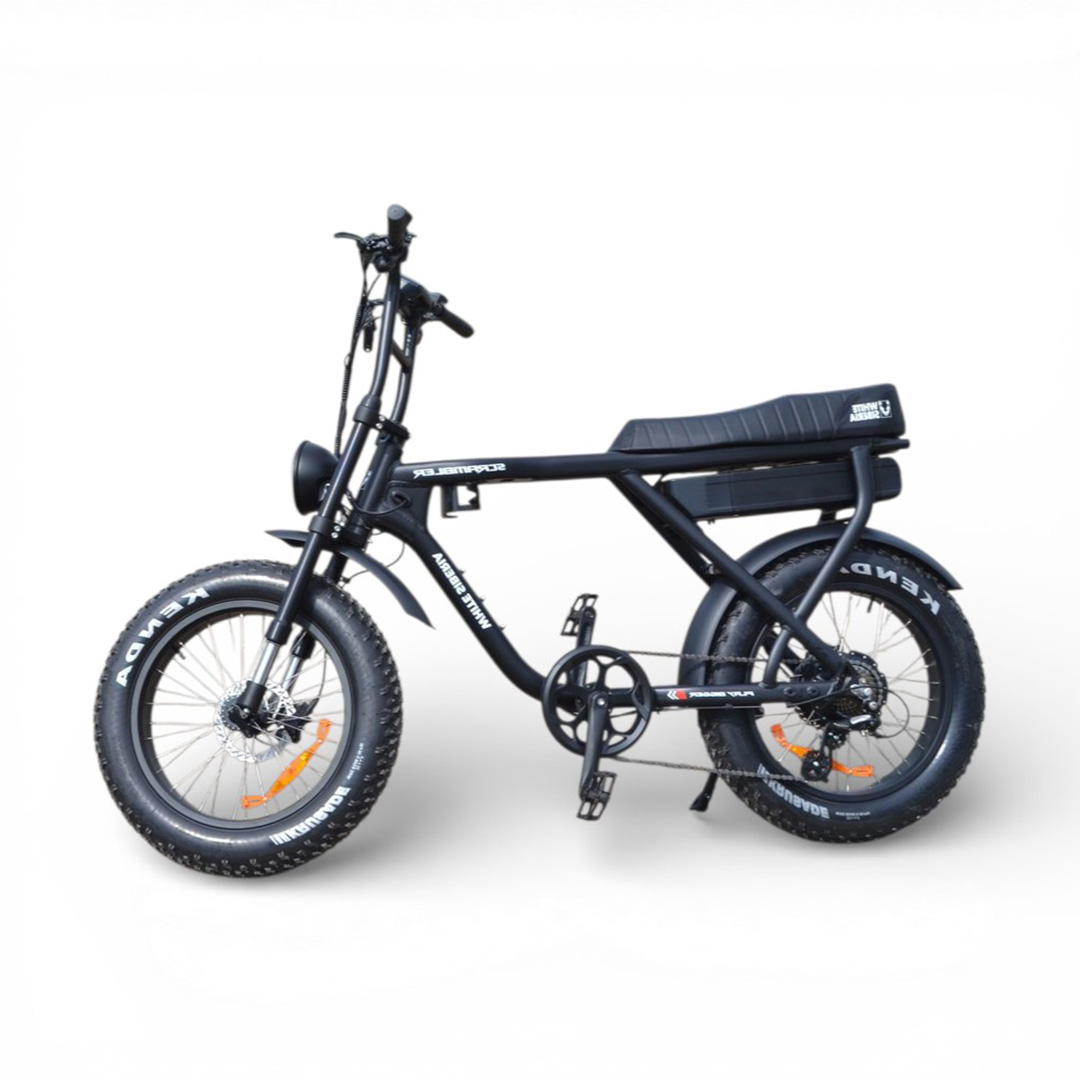 WHITE_SIBERIA Scrambler 20 дюйм 48V15А 500W (черный)(У)016-107